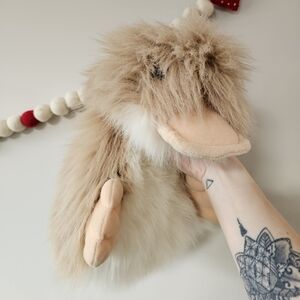 Vintage 80's 'Googles' Ganz Heritage Collection Fuzzy Platypus Plush